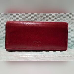 Mancini Red Women's Leather Wallet